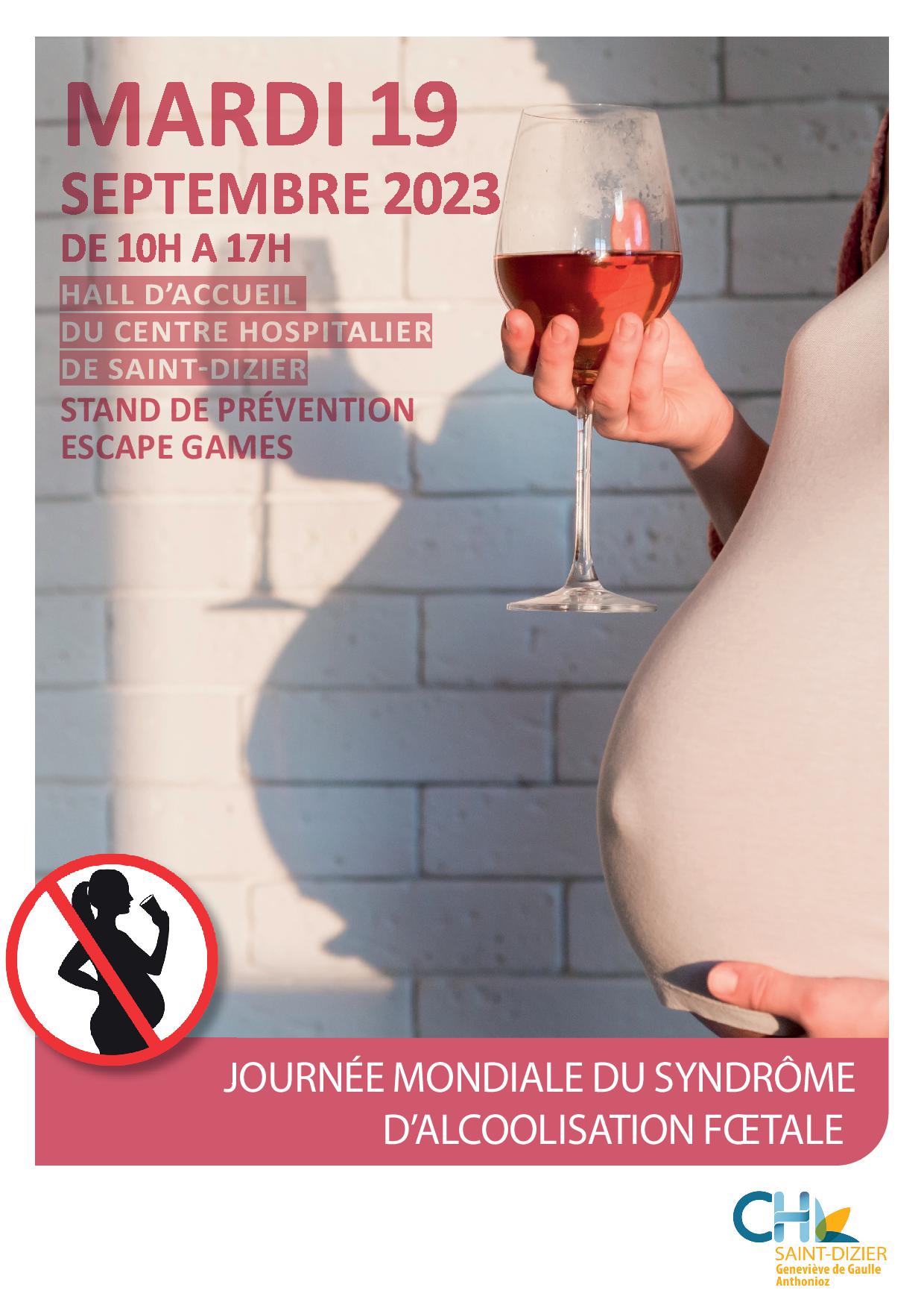 Affiche journée mondiale du syndrôme d'alcoolisation fœtale v3 p1