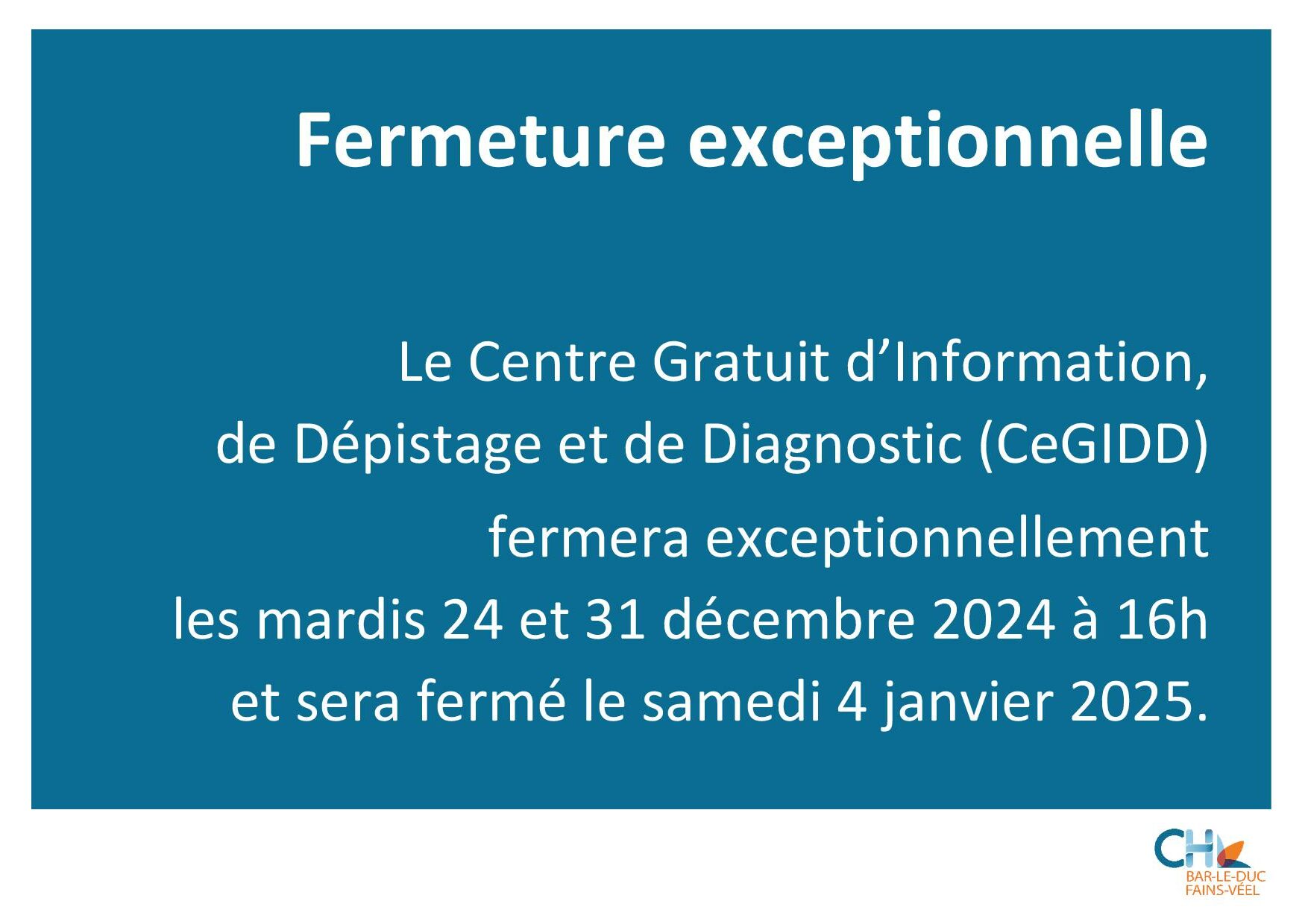 fermeture du cegidd - BLD