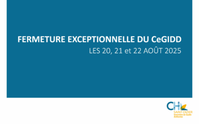 Fermeture CeGIDD