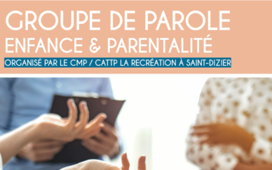Affiche groupe de parole enfance et parentalité - 01.12.2025