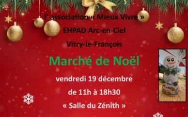 marché de noel ehpad vitry