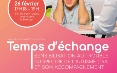 Affiche programme de soutien TSA professionnels