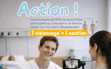 Affiche IFSI SD je filme le métier qui me plaît