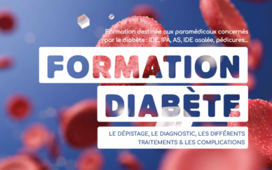 Affiche formation diabète le 25.09.2026